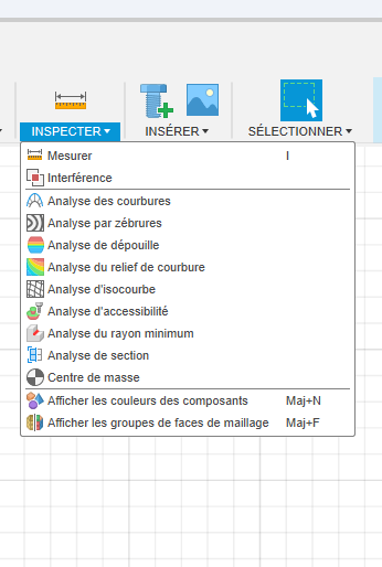 FUION360 INSPEC