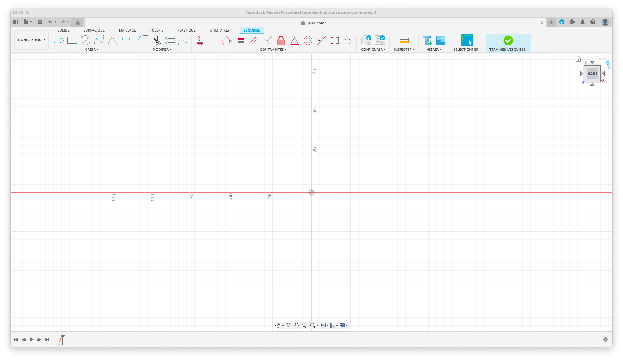 Fusion360 Esquisse