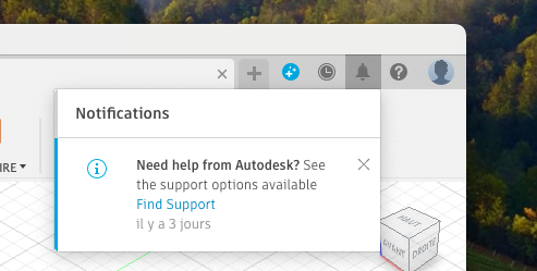 Fusion360 Notif