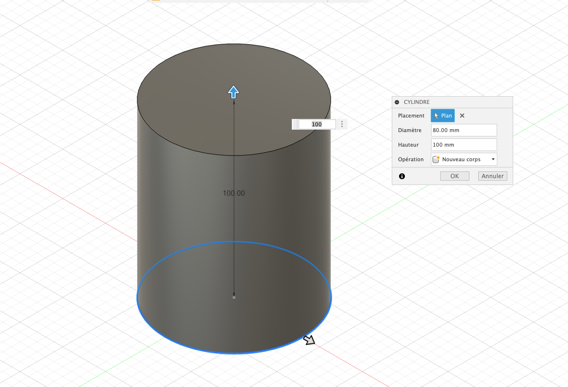 Fusion360 cylindre3