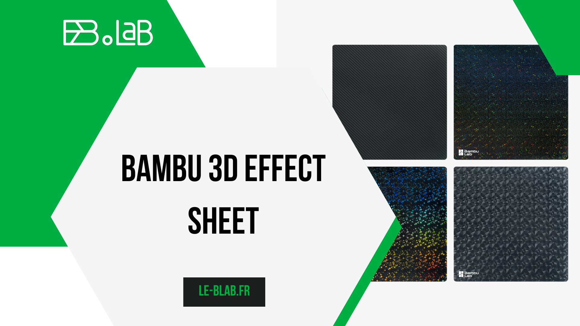 Feuille d’effet 3D Bambu